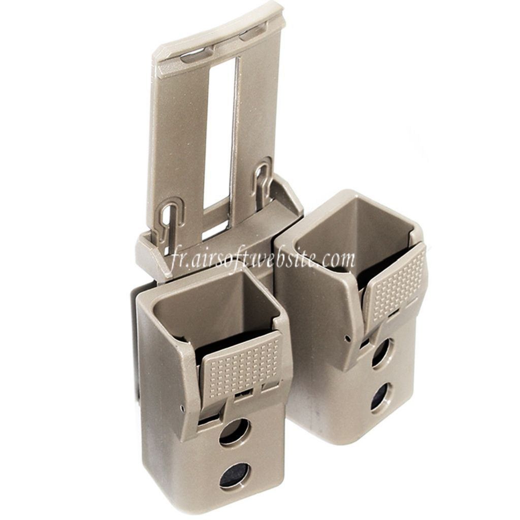 APS Quantum Mechanics Verrouillable Double Chargeur Poche Convient pour G17 / G18C / G19 / G22 / G23 / G24 / G34 / G35 G-Série GBB Chargeur