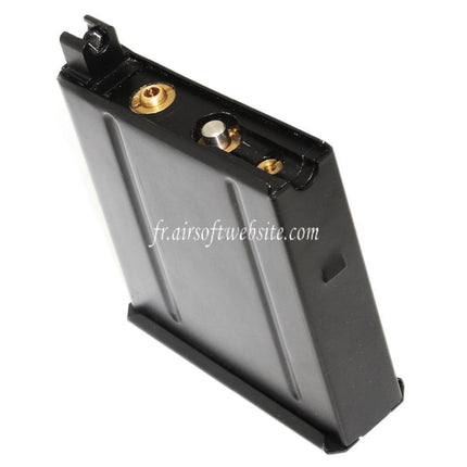 WELL 16 Schuss Gas Magazin Passend für AW338 G96D Sniper Airsoft Gewehr Schwarz