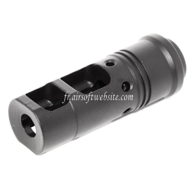 Airsoft Website 62mm SF-556 Frein de Bouche Cache-Flamme Convient pour -14mm CCW sens antihoraire Canon Fusil