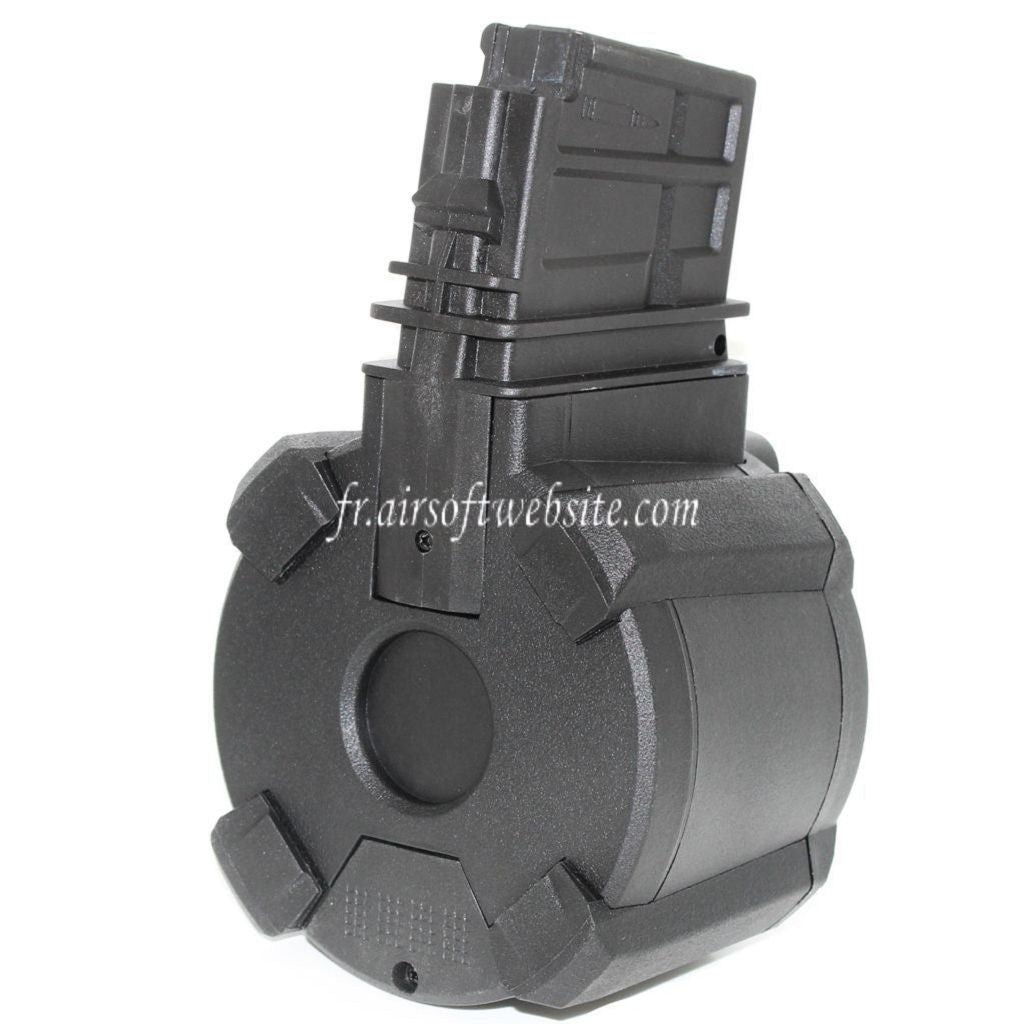 BATTLEAXE 1400 Billes Électrique Chargeur Tambour Convient pour G36 Série AEG Fusil Airsoft