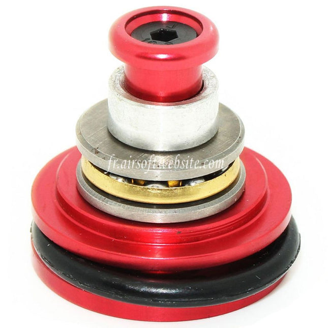 SHS Aluminum Ball Bearing 8-Hole Design Piston Tête Convient pour Version 2/3 V2 V3 AEG Vitesse Boîte Fusil Airsoft