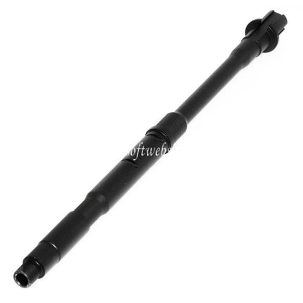 CYMA 280mm 14.5 Pouces Aluminium M4A1 One Piece Canon Extérieur -14mm CCW Fileté Convient pour Tokyo Marui M4 Série AEG Fusil Airsoft Noir