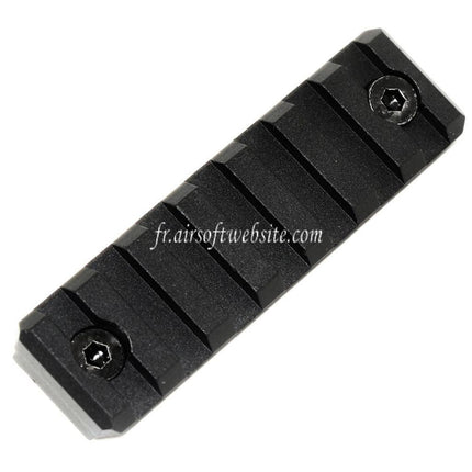 CYMA 75mm 7-Slot 20mm Schienenpanel Passend für M-LOK Handschutzschiene Schwarz