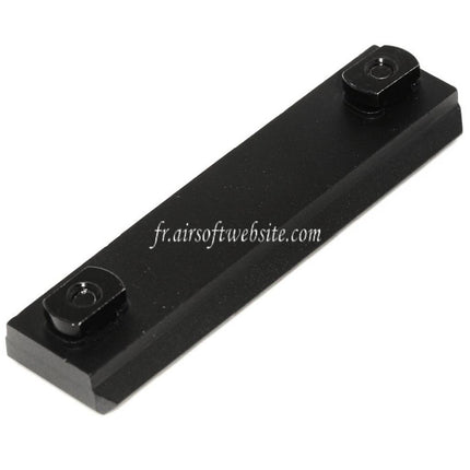 CYMA 75mm 7-Slot 20mm Schienenpanel Passend für M-LOK Handschutzschiene Schwarz
