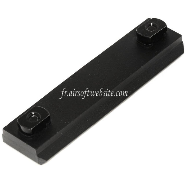 CYMA 75mm 7-Slots 20mm Rail Panel Convient pour M-LOK Rail de Garde-Main Noir