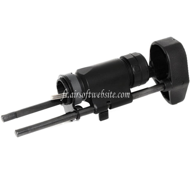 Airsoft Website 3-Position Stinger Tanker Rétractable Crosse HK416C Style Convient pour M4 M16 AEG Fusil Noir