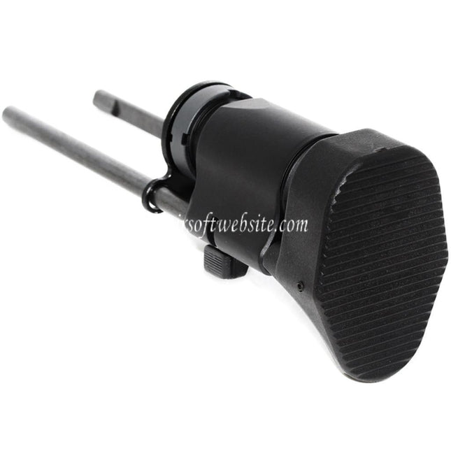 Airsoft Website 3-Position Stinger Tanker Rétractable Crosse HK416C Style Convient pour M4 M16 AEG Fusil Noir