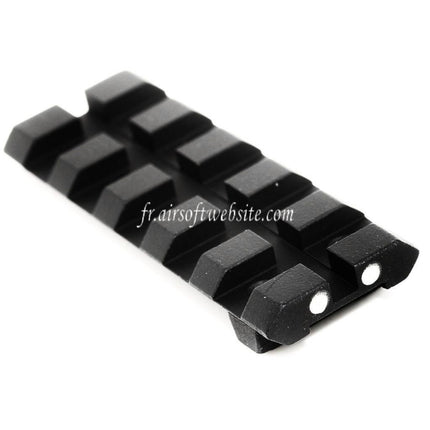 APS 5-Slot Picatinny 20mm Adapt Rail Sight Fits APS WE AW Tokyo Marui G17 G18C Series GBB Airsoft Pistol Black