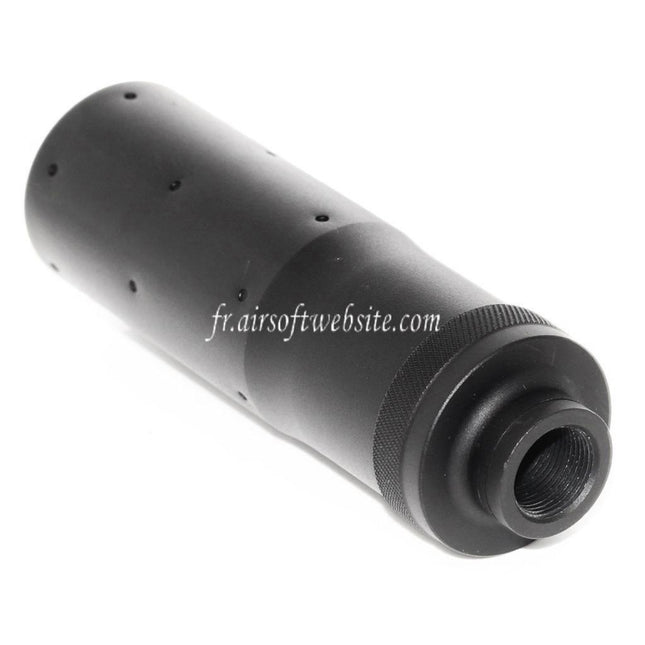Airsoft Website 4.5 Pouces MK23 Style Silencieux Canon Extension Tube Convient pour -14mm CCW sens antihoraire Canon Fusil Noir