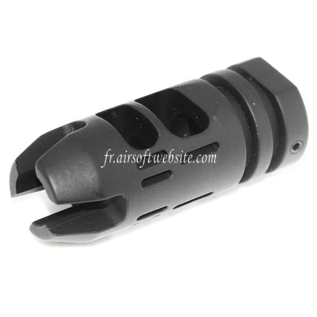 APS EMG Falkor Defense VG6 Epsilon Frein de Bouche Cache-Flamme Convient pour -14mm CCW sens antihoraire Canon Fusil Airsoft Noir