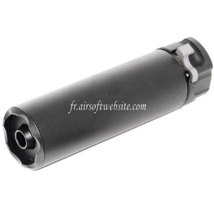 5KU 133mm SOCOM556 Mini-2 RC Silencieux avec Frein de Bouche Convient pour -14mm CCW sens antihoraire Canon Fusil Airsoft