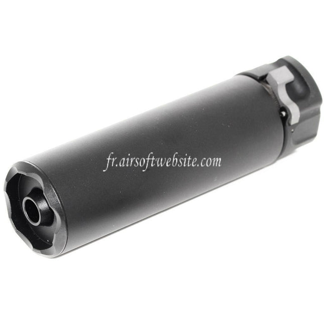 5KU 133mm SOCOM556 Mini-2 RC Silencieux avec Frein de Bouche Convient pour -14mm CCW sens antihoraire Canon Fusil Airsoft