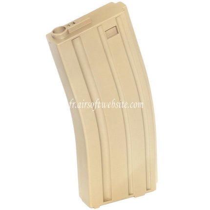 Airsoft Website 140 Billes Économique Plastique Mid-Cap Chargeur Convient pour M4 M16 Série AEG Fusil