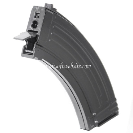 Airsoft Website 600 Billes Métal Hi-Cap Chargeur Convient pour AK Série AEG Fusil Noir