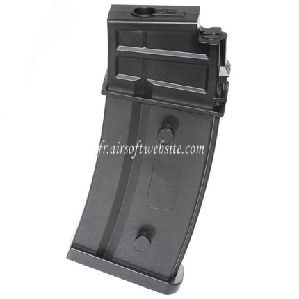 Airsoft Website 140 Billes Mid-Cap Chargeur Convient pour G36 Série AEG Fusil Noir