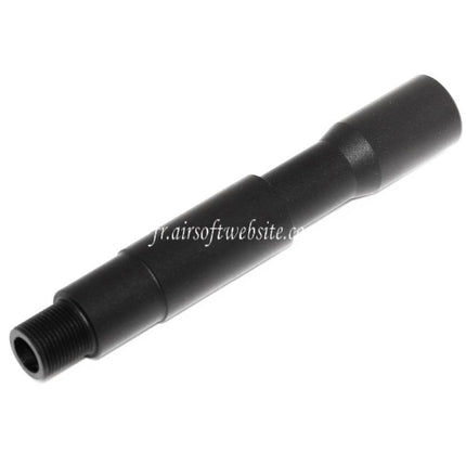 Airsoft Website 4.25/4.75 Zoll Aluminium CQB Außenlaufverlängerung für -14mm CCW gegen den Uhrzeigersinn AEG GBB Airsoft Gewehr Schwarz