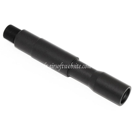 Airsoft Website 4.25/4.75 Zoll Aluminium CQB Außenlaufverlängerung für -14mm CCW gegen den Uhrzeigersinn AEG GBB Airsoft Gewehr Schwarz