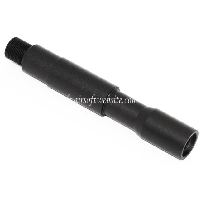 Airsoft Website 4.25/4.75 Pouces Aluminium CQB Canon Extérieur Extension Tube Convient pour -14mm CCW sens antihoraire AEG GBB Fusil Airsoft Noir