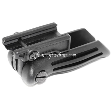 Airsoft Website Polymer Folding Tactical RIS Vertical Front Grip Suitable for 20mm Rail System Black