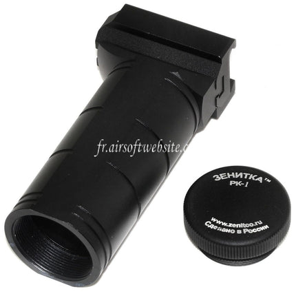 5KU CNC Aluminium PK-1 Vordergriff passend für 20mm Picatinny Rail AK Serie Gewehr Airsoft Schwarz