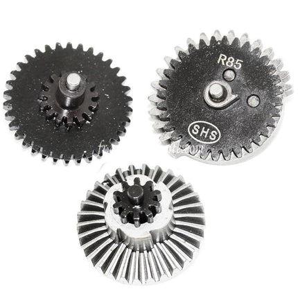 SHS CNC Verstärktes Stahlzahnradset passend für ARMY ARMAMENT R85 AEG Gearbox Airsoft Gewehr
