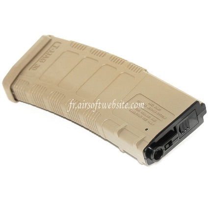 King Arms 370 BB TWS T-MAG Hi-Cap Magazin Passend für M4 M16 Serie AEG Airsoft Gewehr