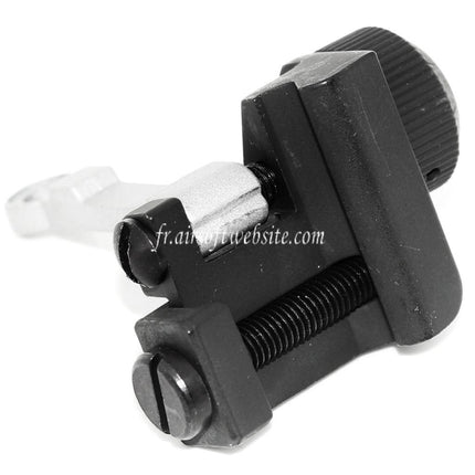 Airsoft Website KAC Style 300M Metall Klappvisier Passend für MK18 MOD-1 M4 M16 AEG Gewehr Schwarz/Silber