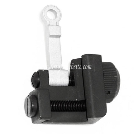 Airsoft Website KAC Style 300M Metall Klappvisier Passend für MK18 MOD-1 M4 M16 AEG Gewehr Schwarz/Silber