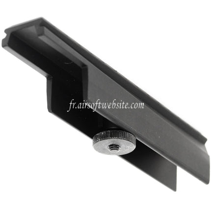 Airsoft Website Aluminium Montage für Zielfernrohr Passend für AK Serie AEG GBB Gewehr Schwarz