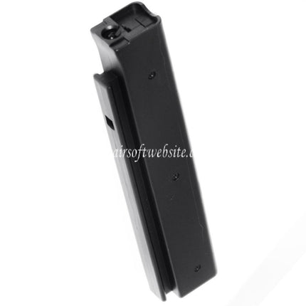 CYMA 60 Billess Plastique Mid-Cap Chargeur Long Type Convient pour King Arms Cybergun Tokyo Marui M1A1 Série AEG Fusil Airsoft Noir