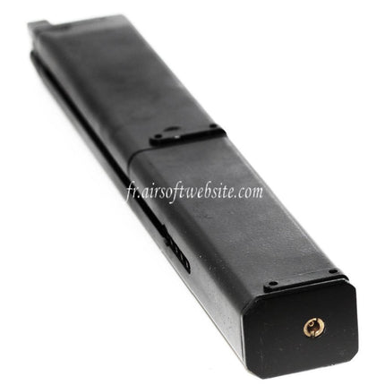 WELL 48 Rounds Gas Long Type Magazine Suitable for G12 M11A1 Series GBB SMG Airsoft Rifle Black
