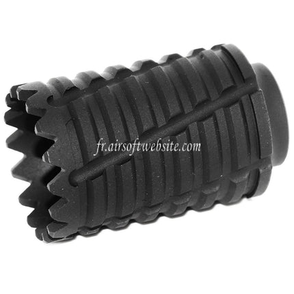 APS Type C Sound Blaster Amplifier Muzzle Frein de Bouche Convient pour -14mm CCW sens antihoraire Canon Fusil Airsoft Noir