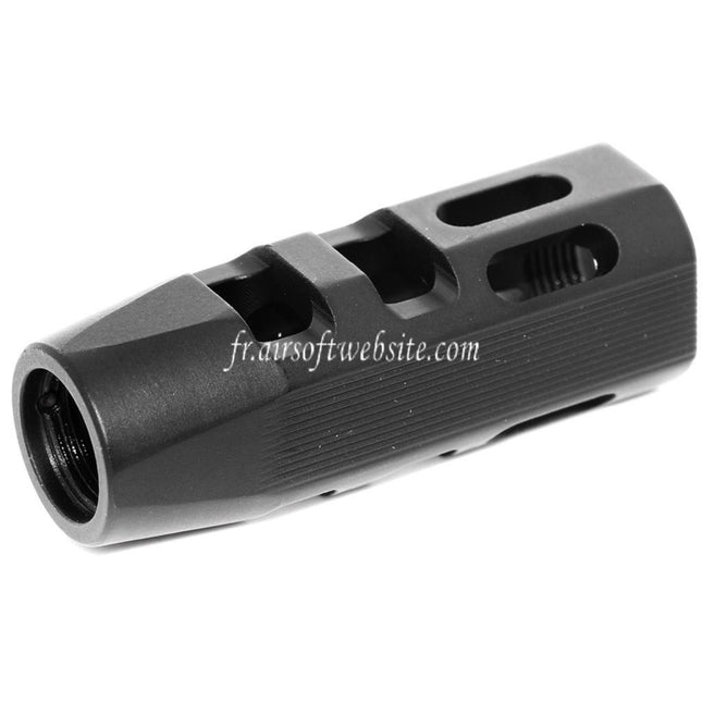 APS 62mm Evolution Tech Frein de Bouche Cache-Flamme 1.1 Convient pour -14mm CCW sens antihoraire Canon Fusil Airsoft Noir