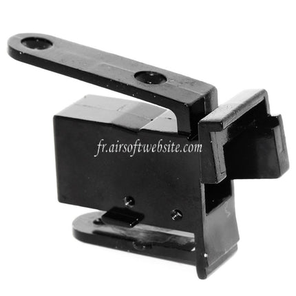 CYMA Métal Crosse Adaptateur Convient pour CYMA CM028 CM042 CM046 AK47 Série AEG Fusil Airsoft Noir