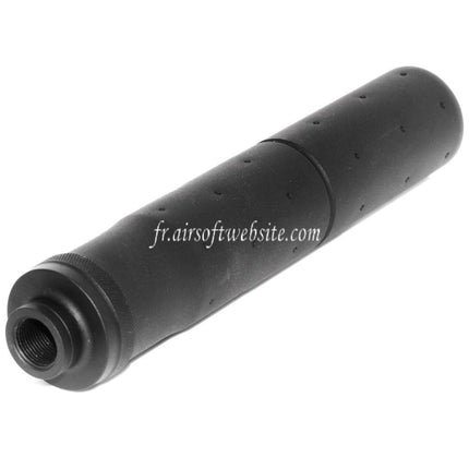 CYMA 188mm MK23 Style Silencieux Canon Extension Convient pour -14mm CCW sens antihoraire Canon Fusil Airsoft Noir