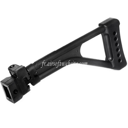 CYMA Polymère Pliable Crosse Convient pour CM028 AK47 Série AEG Fusil Airsoft Noir
