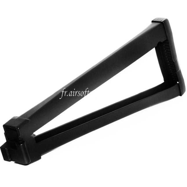 CYMA Métal Crosse avec Sangle Swivel Convient pour PP-19 Bizon Série AEG Fusil Airsoft Noir