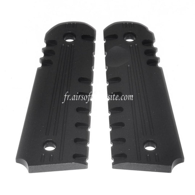 Airsoft Website CNC Aluminum Poignée Couvre Convient pour Tokyo Marui M1911 M.E.U. ARMY ARMAMENT 1911 Série Pistolet