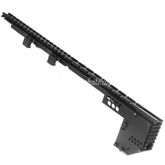 Airsoft Website 408mm Swordfish Conversion Strike Kit Top Rail Convient pour MP5 Série AEG Fusil Noir