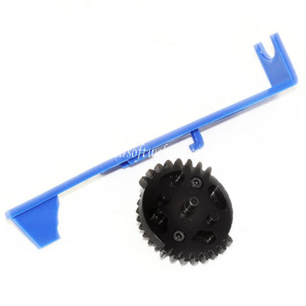 SHS Dual Double Secteur Engrenage avec Tappet Plaque Convient pour Tokyo Marui Version 2 V2 Vitesse Boîte AEG Fusil Airsoft