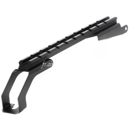 CYMA Obergehäuseabdeckung mit 217 mm taktischer Top-Schiene Zielfernrohrmontage passend für CM039C CM048 CM050 Echo1 Golden Eagle Jing Gong JG Tokyo Marui AK Serie AEG Airsoftgewehr Schwarz