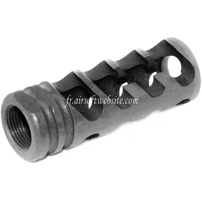 Airsoft Website 63mm DNTC 308 Type Frein de Bouche Cache-Flamme Convient pour -14mm CCW sens antihoraire Canon Fusil