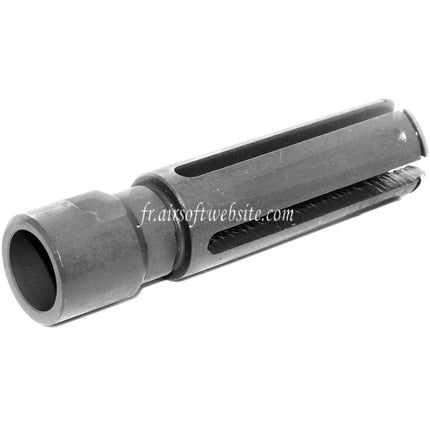 Airsoft-Webseite 240F-M60 7.62 Style Mündungsbremse Flashhider Passend für -14mm CCW Gegenuhrzeigersinn Gewehrlauf