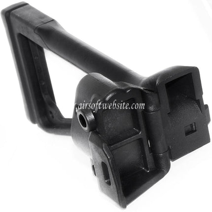 CYMA Polymère UMG Type Pliable Crosse Convient pour M5A5 MP5 UMG UMP M89 CYMA Classic Army D-Boys Tokyo Marui MP5 Série AEG Fusil Airsoft Noir