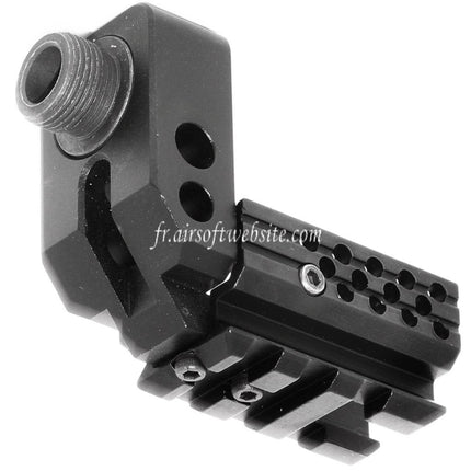 5KU SAS Rallongé Kit Convient pour WE (WE-TECH) Tokyo Marui G19 Série GBB Pistolet Airsoft Noir