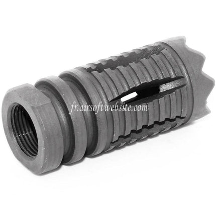 Airsoft Website 50mm Tenderizer Frein de Bouche Cache-Flamme Convient pour +14mm CW sens horaire Fileté Canon Fusil