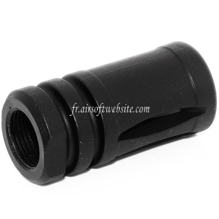 Airsoft Website 45mm Bird Cage M4 M16 Frein de Bouche Cache-Flamme Convient pour -14mm CCW sens antihoraire Canon Fusil Noir