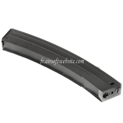 Airsoft Website 110 BBs Mid-Cap Magazin Passend für S&T Sterling Serie AEG SMG Gewehr Schwarz