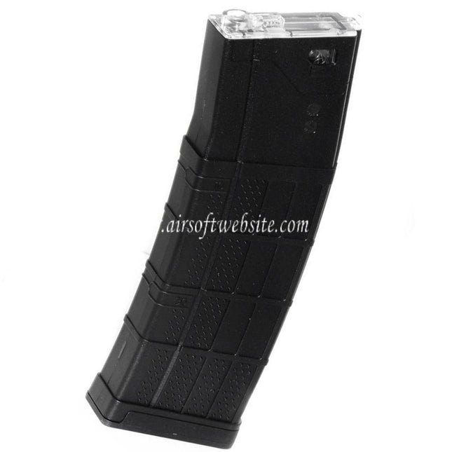 CYMA 140 Billes Polymère Waffle Mid-Cap Chargeur Convient pour M4 M16 Série AEG Fusil Airsoft Noir