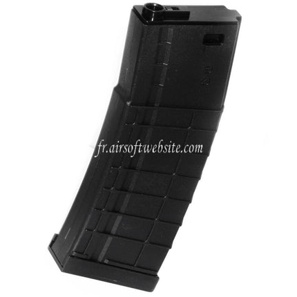 CYMA 150 Billes Polymère Waffle Mid-Cap Chargeur Convient pour M4 M16 Série AEG Fusil Airsoft Noir